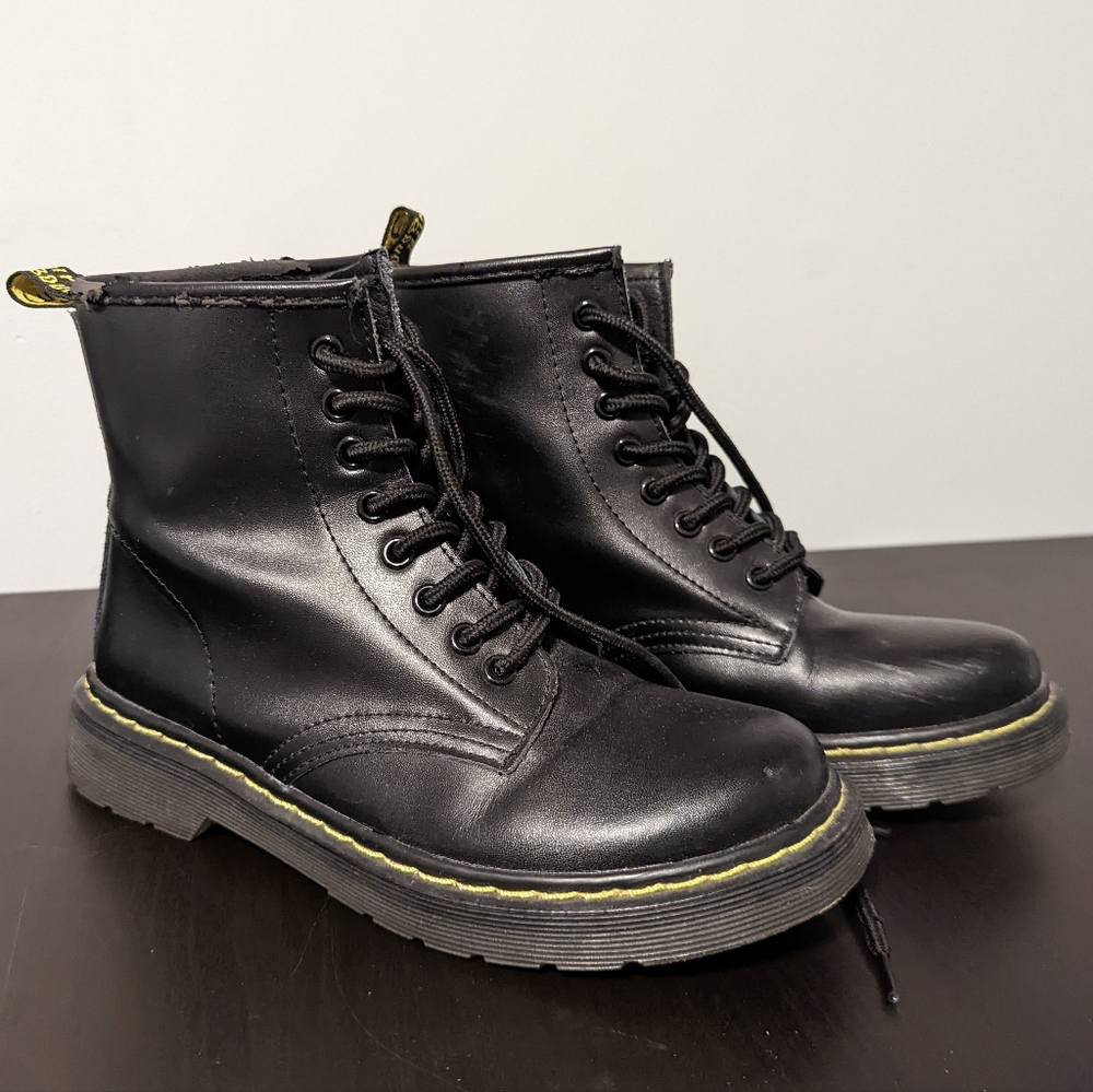 ‼️LAST CALL‼️Leather Combat Ankle Boots, Doc Marten Look-Alikes